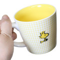 Japan Peanuts Ceramic Mug - Woodstock : Color Check Yellow - 2