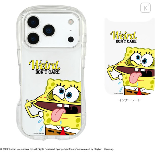 Japan SpongeBob SquarePants Crystal Clear iPhone 17 Pro Case - SpongeBob - 2