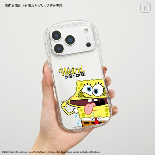 Japan SpongeBob SquarePants Crystal Clear iPhone 17 Pro Case - SpongeBob - 6