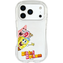 Japan SpongeBob SquarePants Crystal Clear iPhone 17 Pro Case - Bikini Bottom
