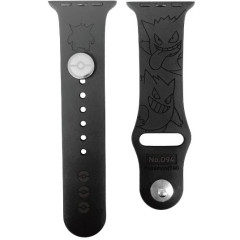 Japan Pokemon Apple Watch 42/41/40/38mm Silicone Band with Charm - Gengar