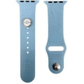 Japan Pokemon Apple Watch 42/41/40/38mm Silicone Band with Charm - Snorlax - 1