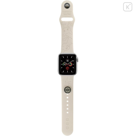 Japan Pokemon Apple Watch 42/41/40/38mm Silicone Band with Charm - Mimikyu - 1