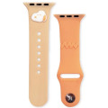 Japan Peanuts Apple Watch 42/41/40/38mm Silicone Band - Snoopy : Beige - 1