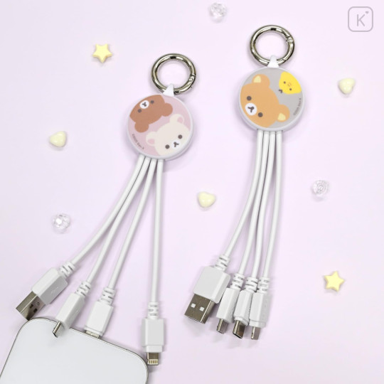 Japan San-X Multi Charging Cable - Kiiroitori & Rilakkuma - 6