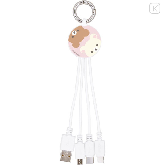 Japan San-X Multi Charging Cable - Chairoikoguma & Korilakkuma - 1