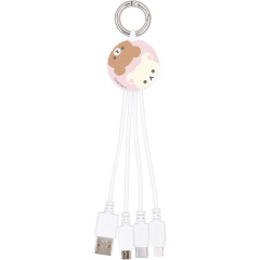 Japan San-X Multi Charging Cable - Chairoikoguma & Korilakkuma