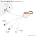 Japan San-X Multi Charging Cable - Chairoikoguma & Korilakkuma - 3