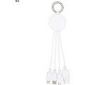 Japan San-X Multi Charging Cable - Rilakkuma : Pink - 2
