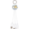 Japan San-X Multi Charging Cable - Korilakkuma & Rilakkuma : Blue - 1