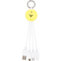 Japan San-X Multi Charging Cable - Kiiroitori - 1
