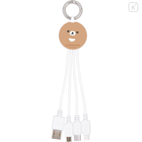 Japan San-X Multi Charging Cable - Chairoikoguma - 1