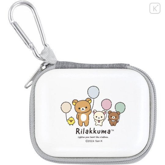 Japan San-X Compact Gadget Pouch - Rilakkuma : Balloon - 1