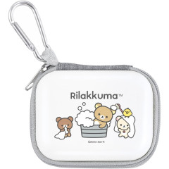 Japan San-X Compact Gadget Pouch - Rilakkuma : Bath