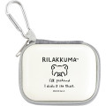 Japan San-X Compact Gadget Pouch - Rilakkuma : Blindfold - 1