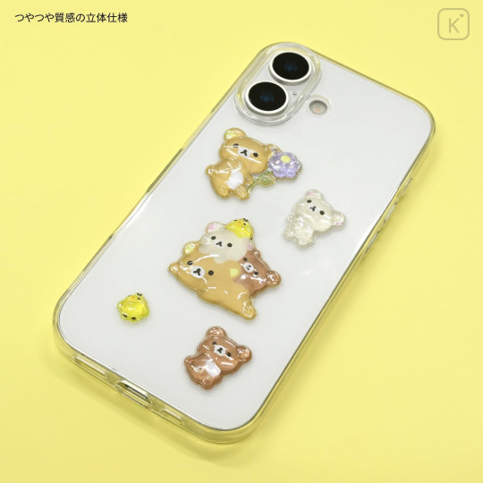 Japan San-X Bubble Pop Sticker - Rilakkuma : Flower - 4