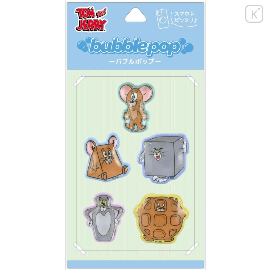 Japan Tom and Jerry Bubble Pop Sticker - Tom & Jerry : Funny Art - 1