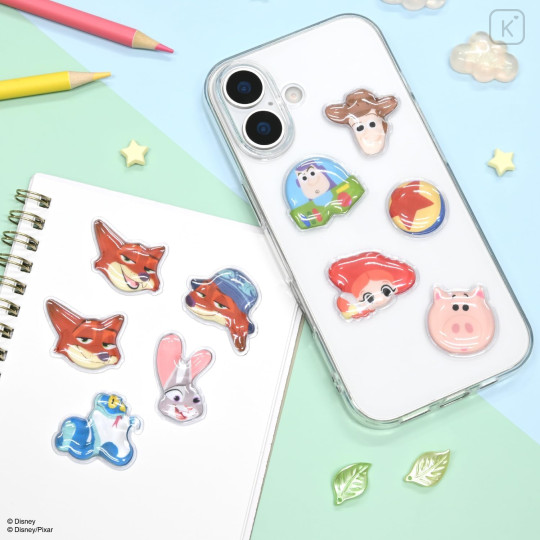 Japan Disney Bubble Pop Sticker - Zootopia - 5