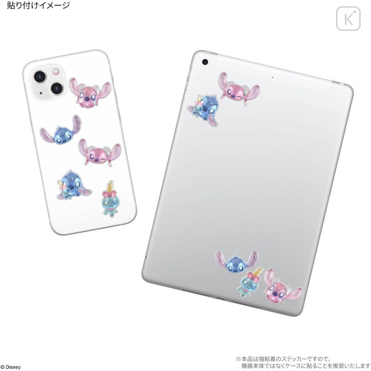 Japan Disney Bubble Pop Sticker - Angel & Stitch - 3