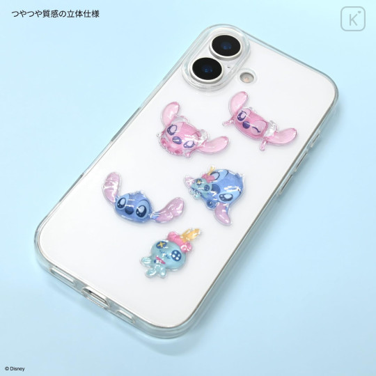 Japan Disney Bubble Pop Sticker - Angel & Stitch - 4