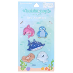 Japan Bubble Pop Sticker - Sea Animals