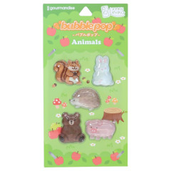 Japan Bubble Pop Sticker - Forest Animals