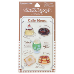 Japan Bubble Pop Sticker - Cafe