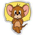 Japan Tom and Jerry Punipop Sticker - Tom & Jerry : Jerry - 1