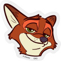 Japan Disney Punipop Sticker - Zootopia : Nick Wilde - 1
