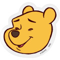 Japan Disney Punipop Sticker - Pooh - 1