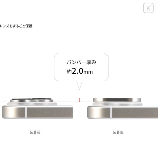 Japan San-X iPhone 15 / 15 Plus / 14 / 14 Plus Camera Cover - Kiiroitori & Rilakkuma - 4