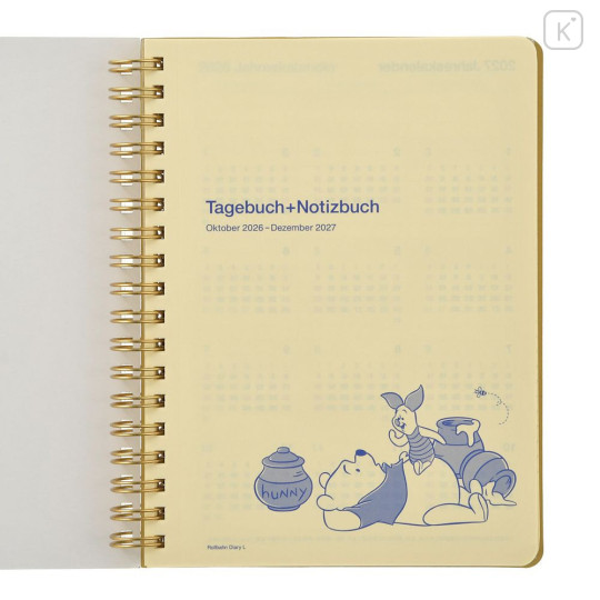 Japan Disney Store Rollbahn Diary (L) - Pooh : 2027 - 2