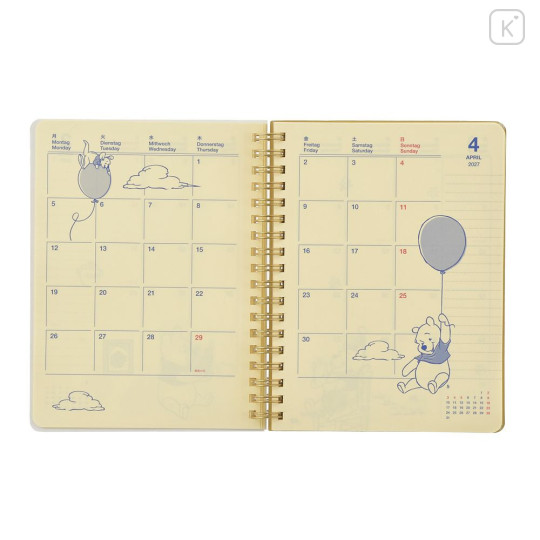 Japan Disney Store Rollbahn Diary (L) - Pooh : 2027 - 5