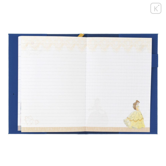 Japan Disney Store B6 Planner Monthly Schedule Book - Beauty and the Beast : Embossed 2027 - 3