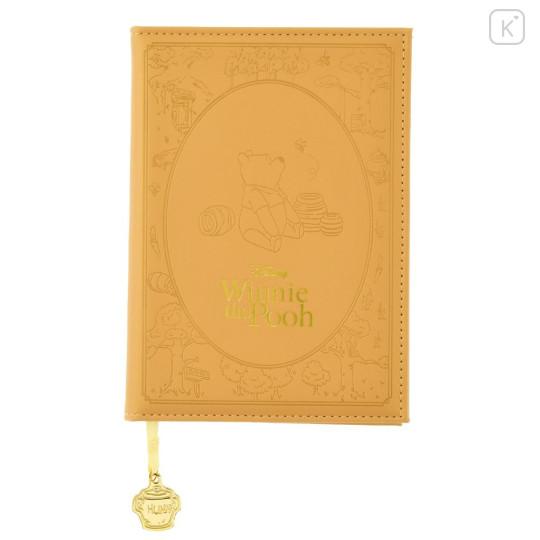 Japan Disney Store B6 Planner Monthly Schedule Book - Winnie the Pooh : Embossed 2027 - 1