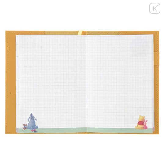 Japan Disney Store B6 Planner Monthly Schedule Book - Winnie the Pooh : Embossed 2027 - 2
