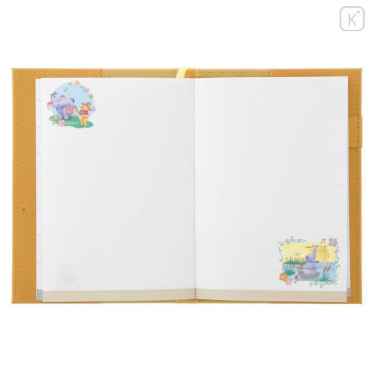 Japan Disney Store B6 Planner Monthly Schedule Book - Winnie the Pooh : Embossed 2027 - 3