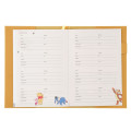 Japan Disney Store B6 Planner Monthly Schedule Book - Winnie the Pooh : Embossed 2027 - 5
