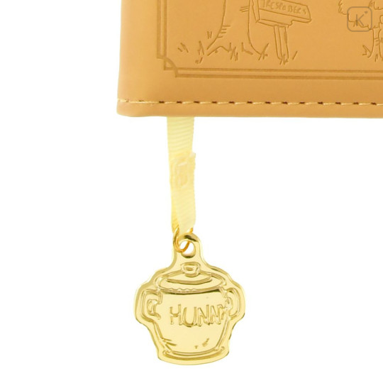 Japan Disney Store B6 Planner Monthly Schedule Book - Winnie the Pooh : Embossed 2027 - 7