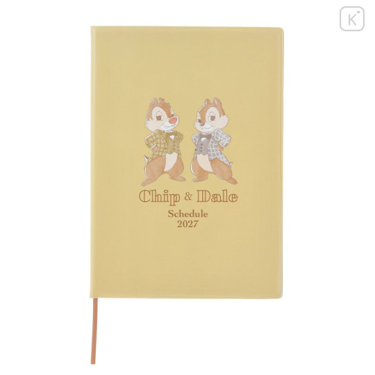 Japan Disney Store B6 Planner Monthly Schedule Book - Chip & Dale : 2027 - 1