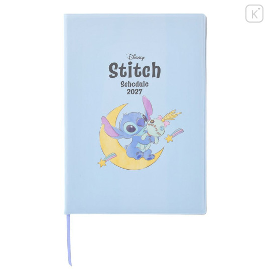 Japan Disney Store B6 Planner Monthly Schedule Book - Scrump & Stitch : 2027 - 1