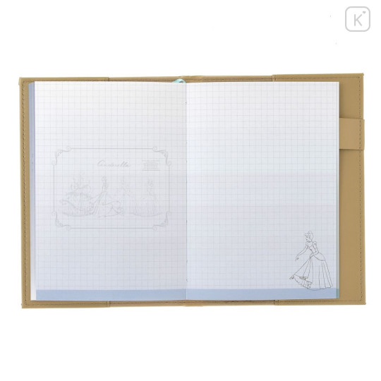 Japan Disney Store B6 Planner Monthly Schedule Book - Cinderella : Embossed Storybook 2027 - 3