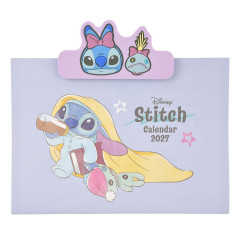 Japan Disney Store Wall Calendar with Magnetic Clip - Scrump & Stitch : 2027