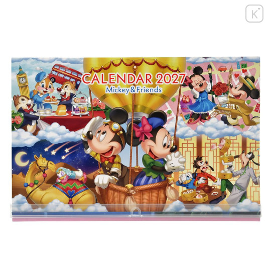 Japan Disney Store Wall Calendar - Mickey & Friends : 2027 - 1