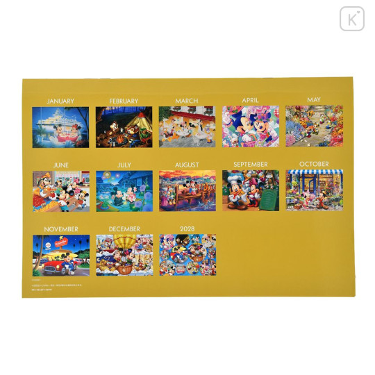 Japan Disney Store Wall Calendar - Mickey & Friends : 2027 - 5
