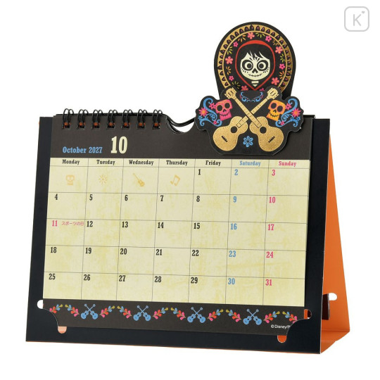 Japan Disney Store Desk Wall Calendar - Coco : 2027 - 4
