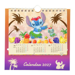 Japan Disney Store Desk Wall Calendar - Scrump & Stitch : 2027