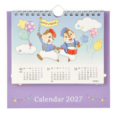 Japan Disney Store Desk Wall Calendar - Chip & Dale : 2027