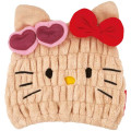 Japan Sanrio Quick Dry Hair Cap Towel - Hello Kitty : Face Summer Tan Sunburned Sunglasses - 1