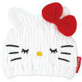 Japan Sanrio Quick Dry Hair Cap Towel - Hello Kitty : Sleeping Face - 1